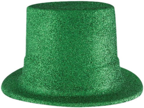 St-patrick's Day Elements Hat 2 Scrap And Tubes - Beistle Green Glittered Top Hat- Pack Of 24 (525x400), Png Download