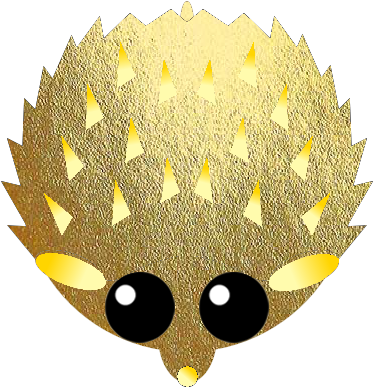 Png - Picture - Mope Io Neon Hedgehog (500x500), Png Download