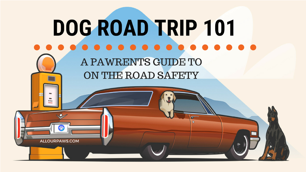 Dog Road Trip - Road Trip (1280x640), Png Download