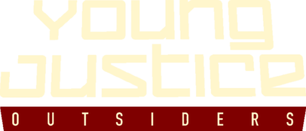 'titans' And 'young Justice - Young Justice Outsiders Logo Png (600x257), Png Download