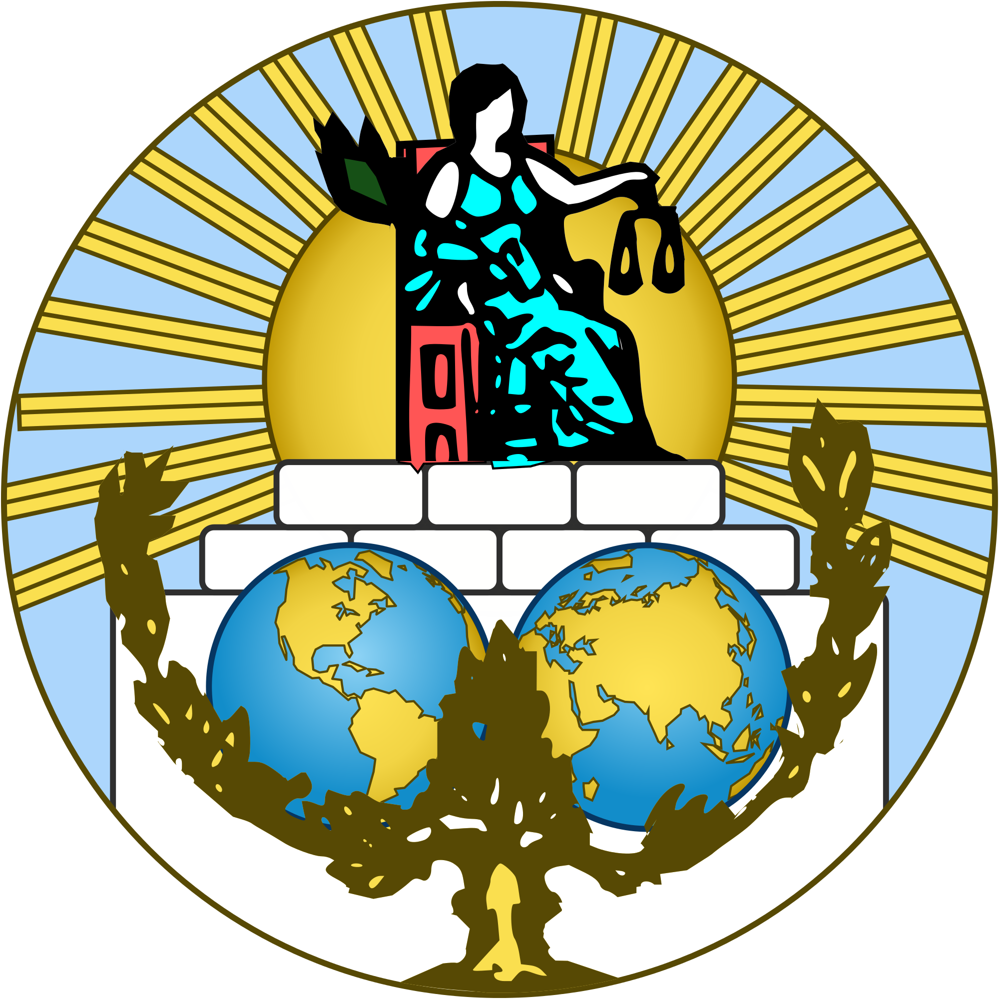 Open - International Court Of Justice (2000x2000), Png Download