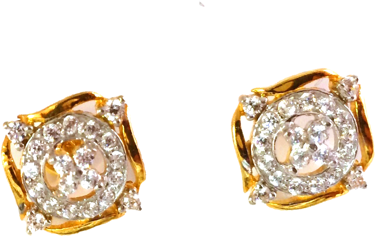 Gold Earrings - Earrings (800x600), Png Download