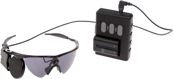 Bionic Eye Labelled (575x268), Png Download