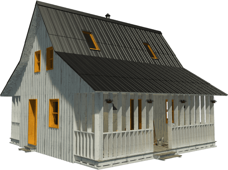 Small House - House Plan (800x800), Png Download