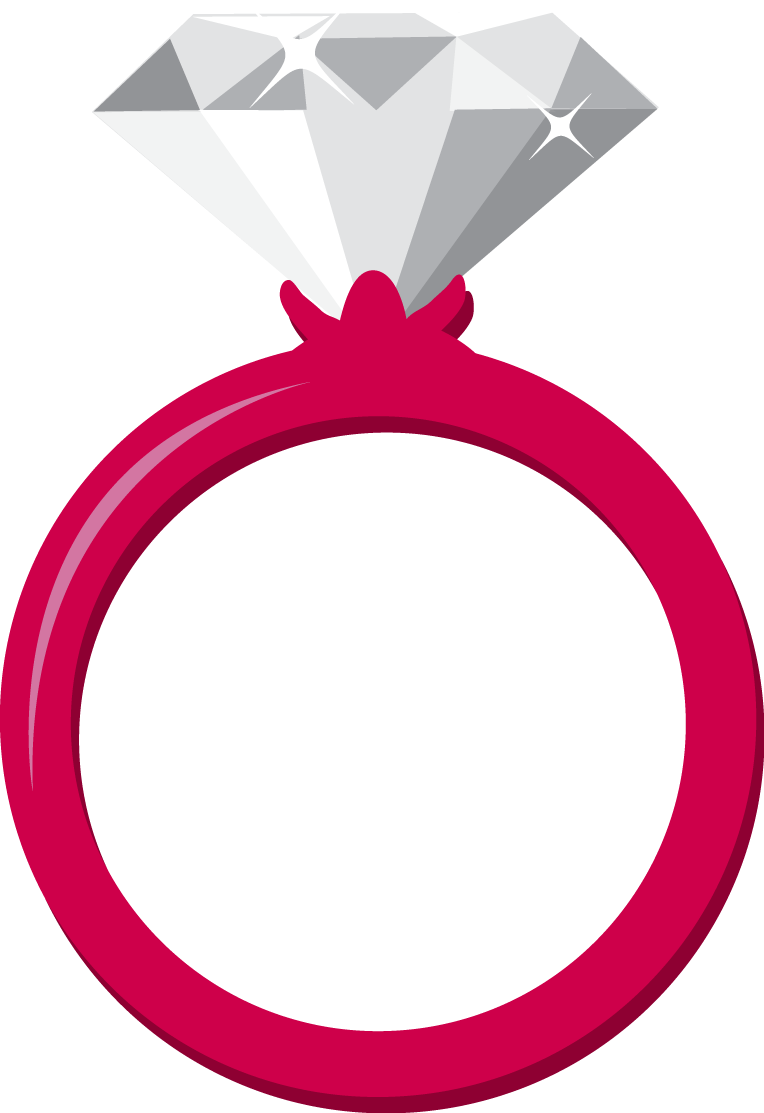 Engagement Ring Png Usa - Clip Art (764x1113), Png Download