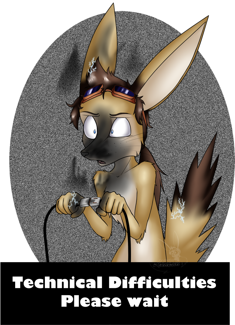 Technical Playfennec - Cartoon (1000x1250), Png Download