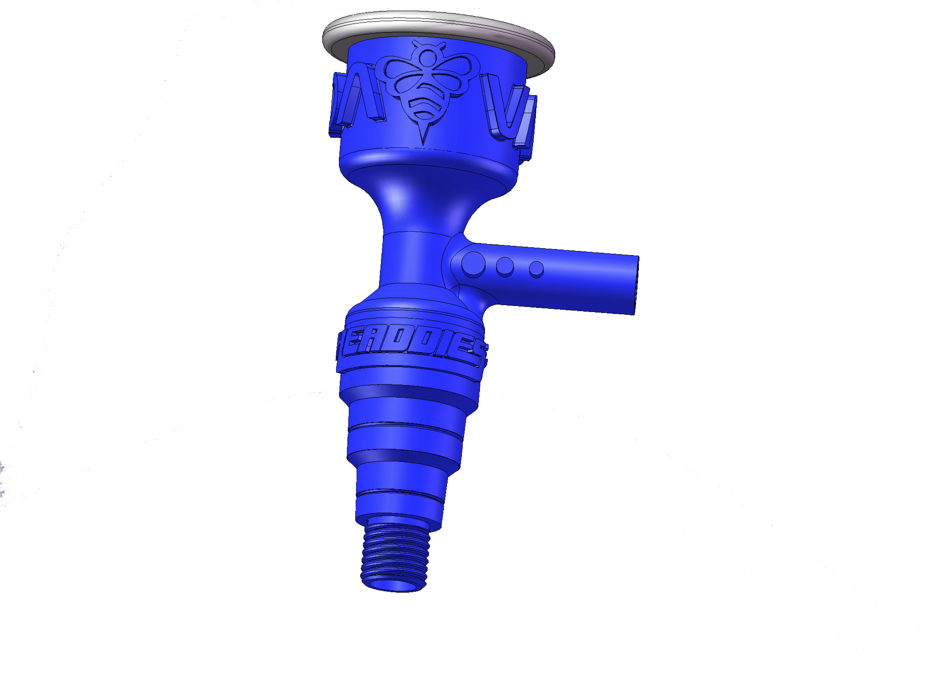 3d Printed Smoking Accesories Pipes - Plumbing Valve (3300x2550), Png Download