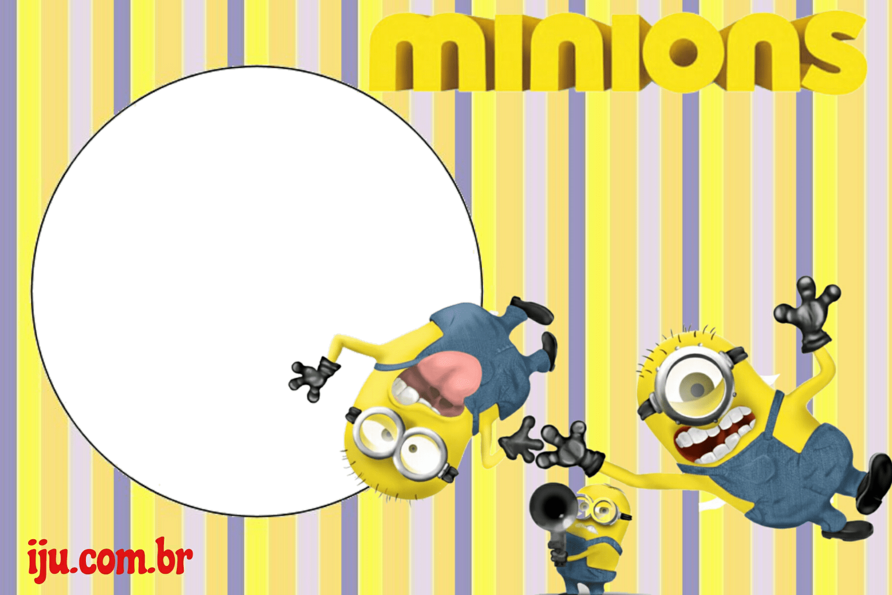 Moldura D Foto Dos Minions (1806x1205), Png Download