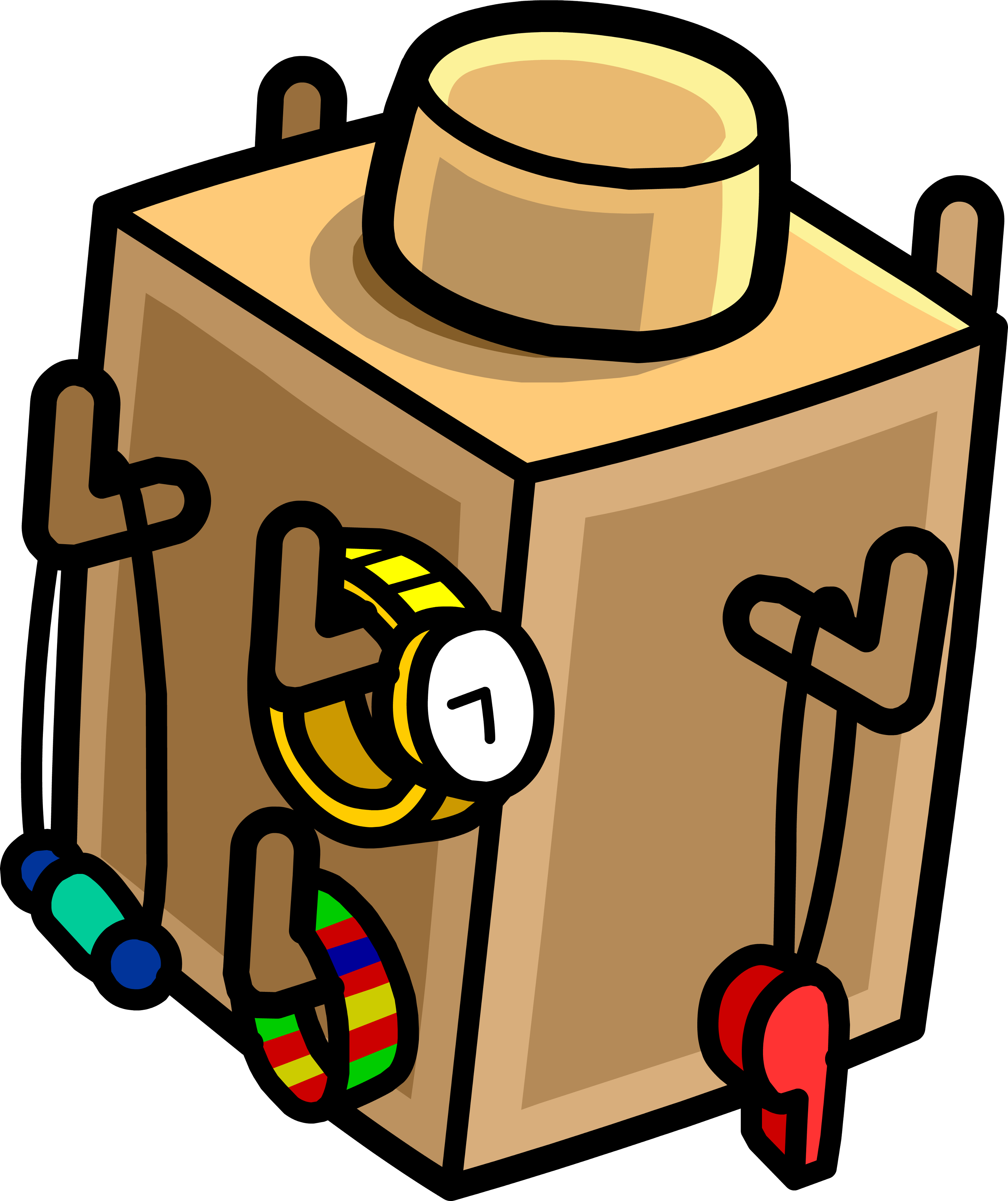 Clothes Shop Spinning Rack 2 - Clothing (3147x3750), Png Download