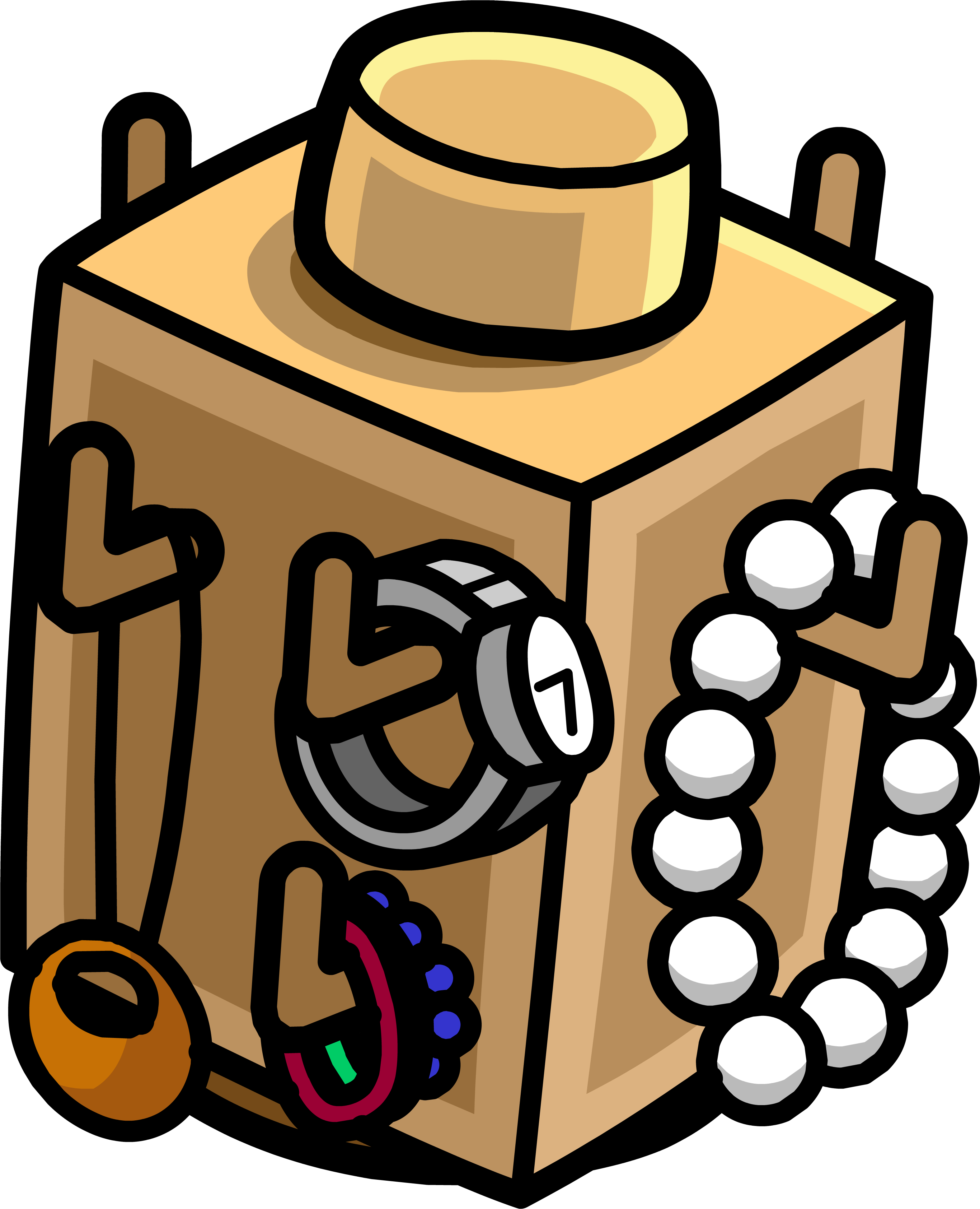 Clothes Shop Spinning Rack 1 - Club Penguin Clothing Shop Clip Art (3149x3887), Png Download
