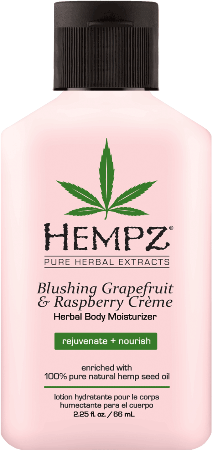 Blushing Grapefruit & Raspberry Moisturizer - Hempz Blushing Grapefruit & Raspberry Creme Body (1600x1600), Png Download