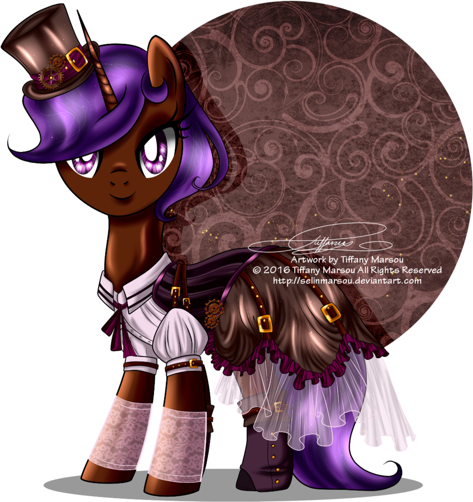 Selinmarsou, Clothes, Dress, Hat, Oc, Oc - Steampunk Eli (1024x1024), Png Download