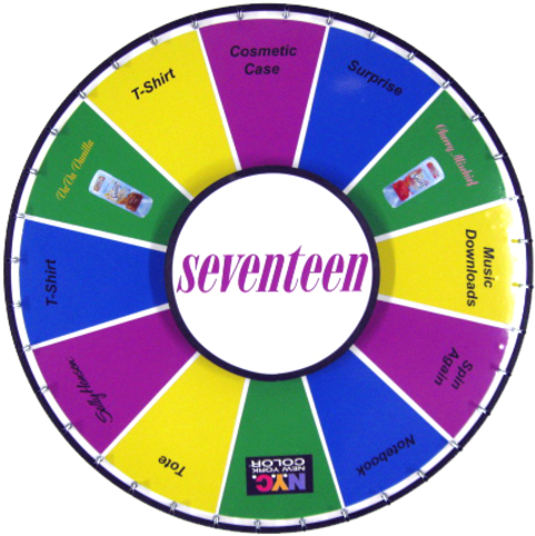 Gallery Mag/seventeen 36 - Spin The Wheel Design (500x498), Png Download