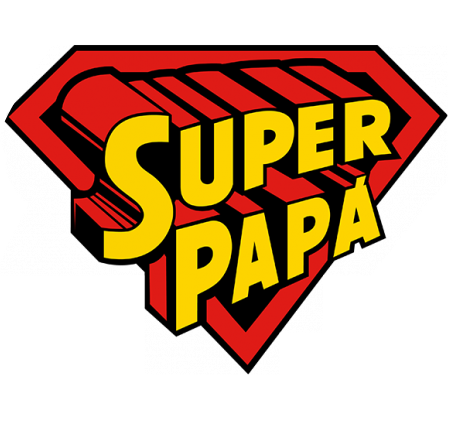 Super Papa Logo (452x430), Png Download