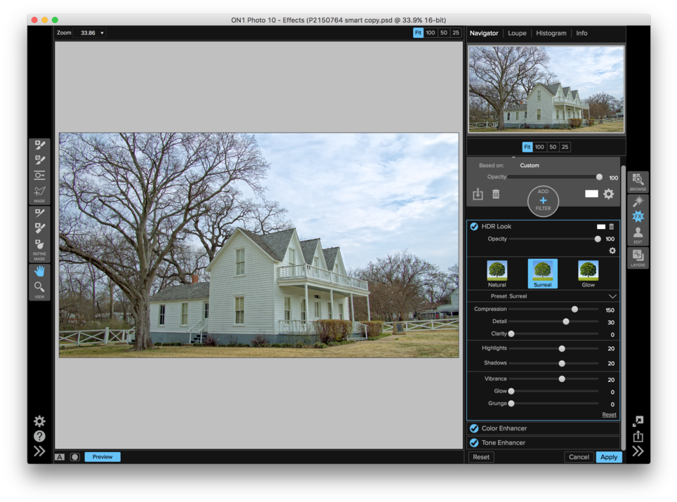 On1 Editing Ui - Image Editing (969x722), Png Download