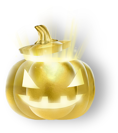 Rocket League Haunted Hallows - Golden Pumpkin Rocket League Png (526x526), Png Download