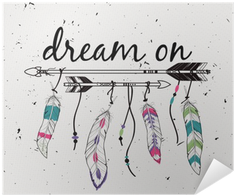 Vector Illustration With Ethnic Arrows And Feathers - Arrows And Feathers (400x400), Png Download