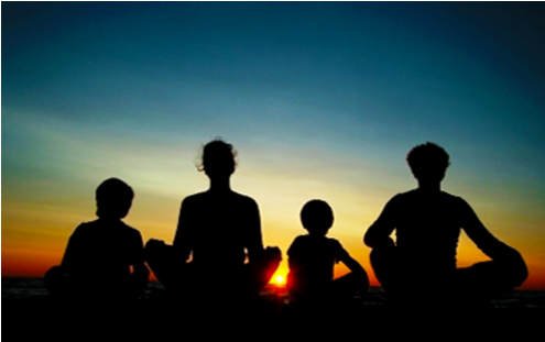 About Family Sangha Monthly Meditation - Family Yoga (620x310), Png Download