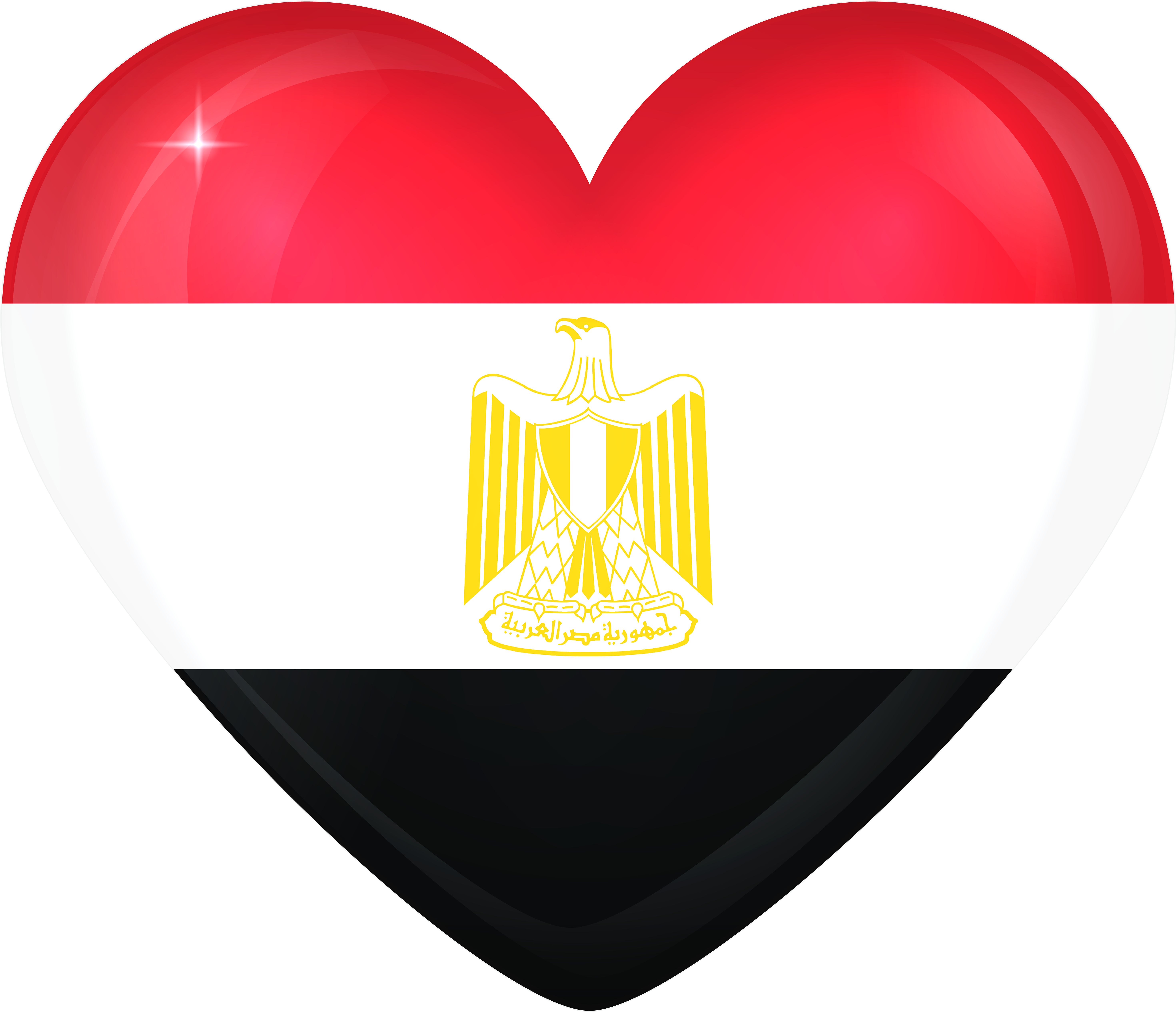 Flag Egypt Clipart Png (6000x5106), Png Download