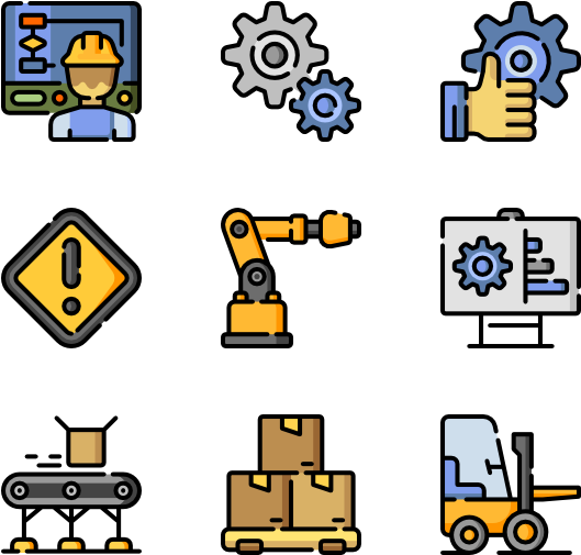 Manufacturing 50 Icons - Museum (600x564), Png Download