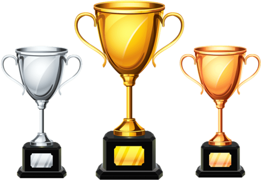 Cup Trophies Png Picture Clipart - Medals And Trophies Clip Art (600x427), Png Download