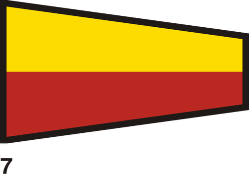 Egypt Flag Clipart - Flagga Gul Och Röd (500x351), Png Download