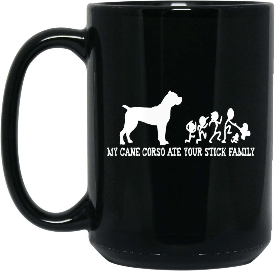 Cane Corso Ate Your Stick Family 15 Oz - My Parrot Ate A Your Stick Family Hoodies & Sweatshirts (1155x1155), Png Download