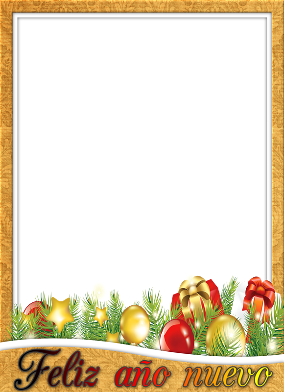 Feliz Año Nuevo - Christmas Ornaments & Gifts Stationery Printer (580x800), Png Download