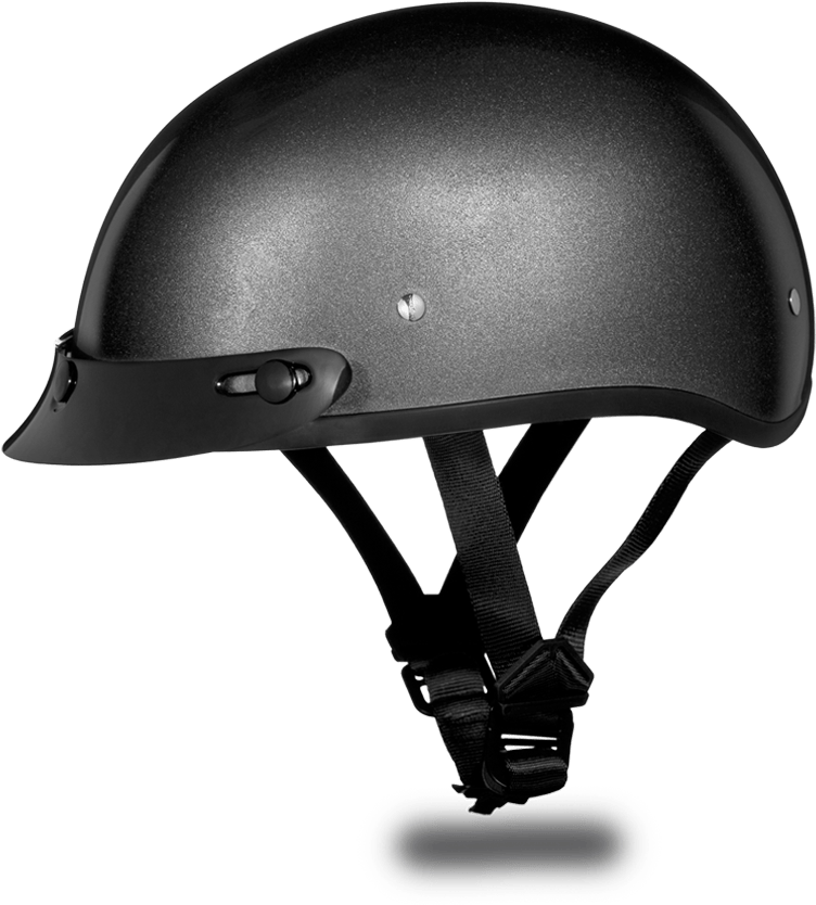 D - O - T - Daytona Skull Cap- Gun Metal Grey Metallic - Daytona Helmet D.o.t. Daytona Skull Cap- Gun Metal (1000x1000), Png Download