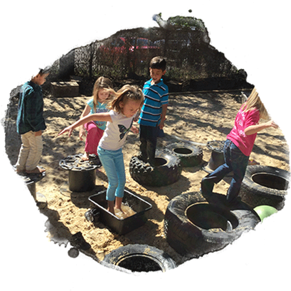Preschool And Kindergarten Children Jump Across The - Fun (600x600), Png Download