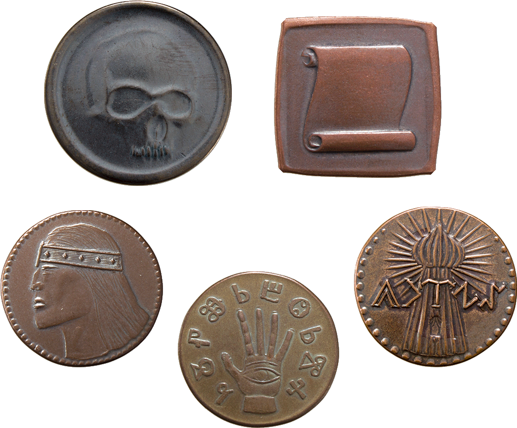 Conan Set - Conan Coin Set 1 Five Coins (1024x1024), Png Download