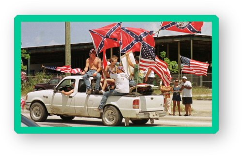 It's Also Been Used Widely By The White Supremacist - Shitting On The Confederate Flag (500x322), Png Download