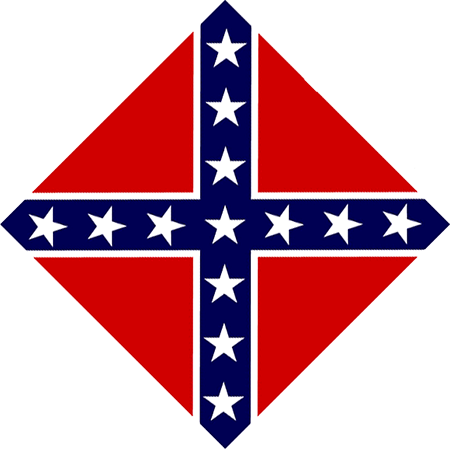 Rebel-flag - Confederate Flag (450x450), Png Download