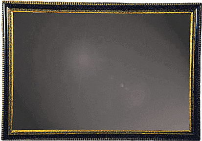 Gold & Black Mirror - Gold (648x432), Png Download