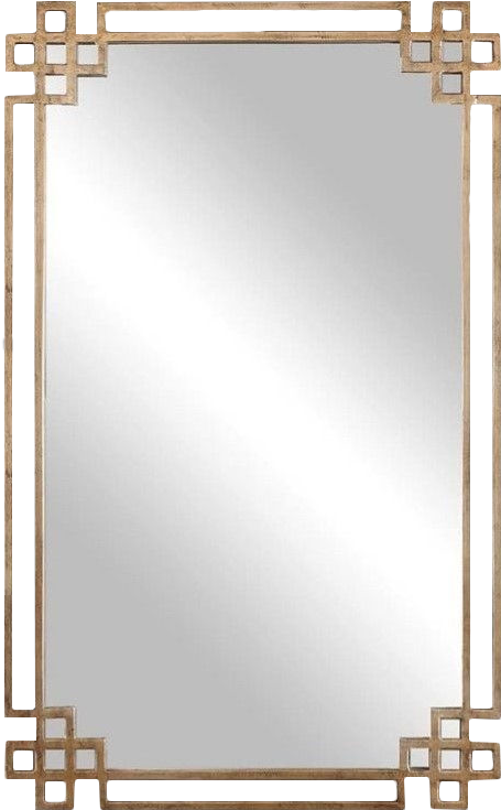 Uttermost Devoll Antique Gold Mirror - Architecture (798x798), Png Download