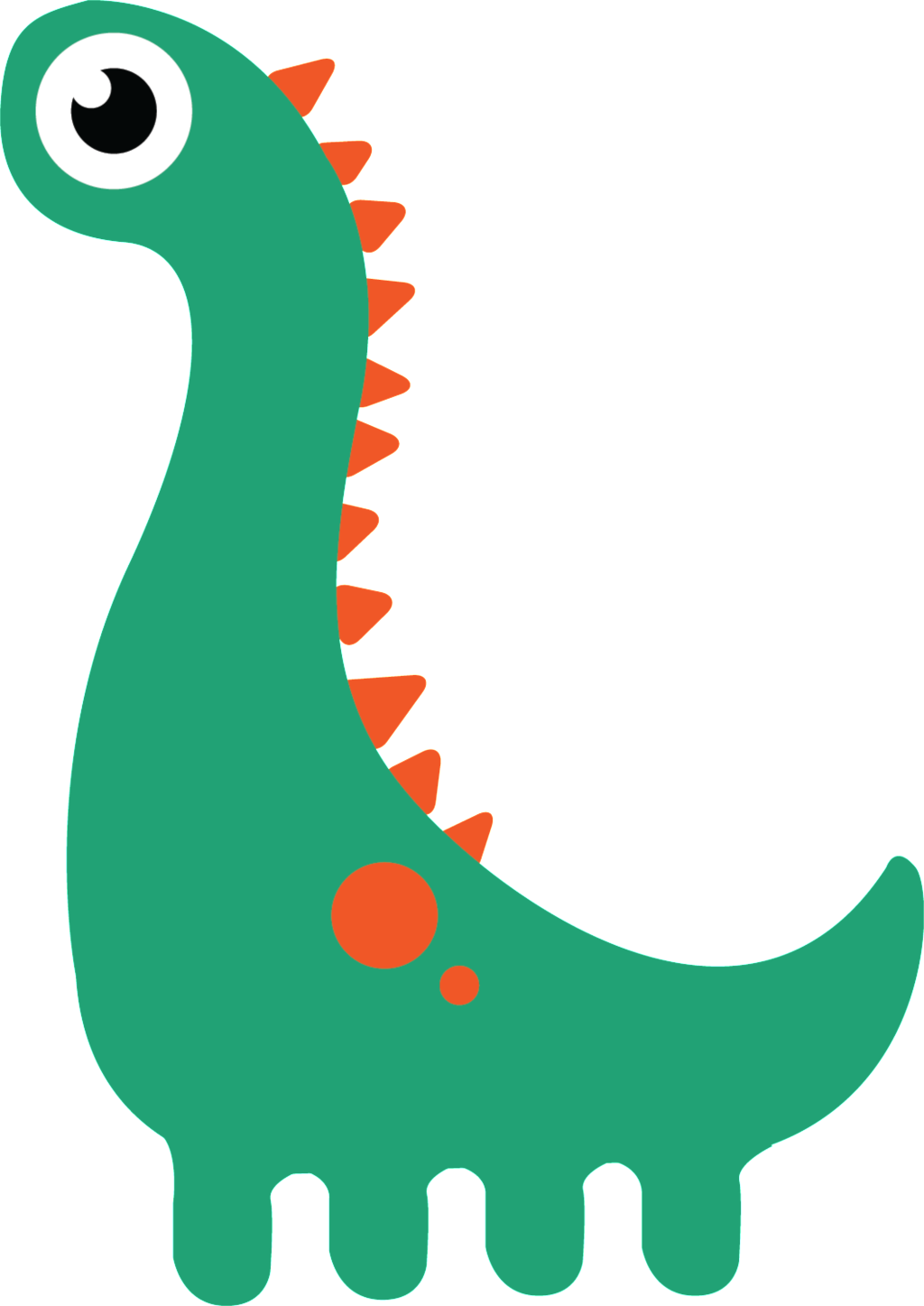 Big Eyes Dinosaur Cute Dinosaur Transparent - 可愛 恐龍 (1024x1447), Png Download