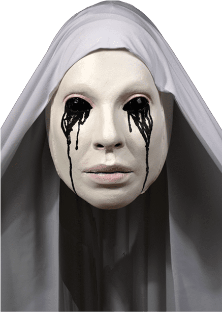Trick Or Treat Studios - American Horror Story Asylum Nun Mask For Adults (436x639), Png Download