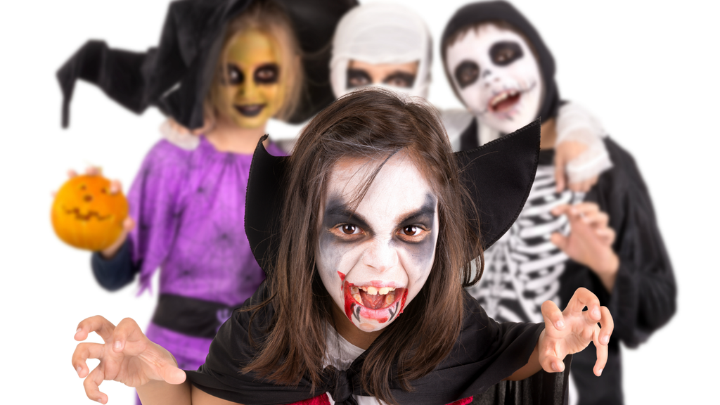 Halloween Face Painting (1024x576), Png Download