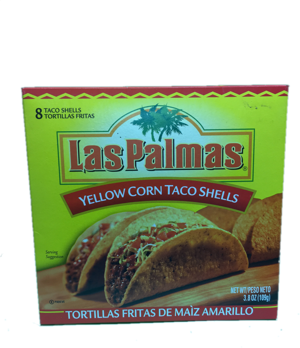 Las Palmas Corn Taco Shells (1000x1333), Png Download