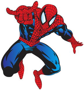 Spiderman Cartoon (350x350), Png Download