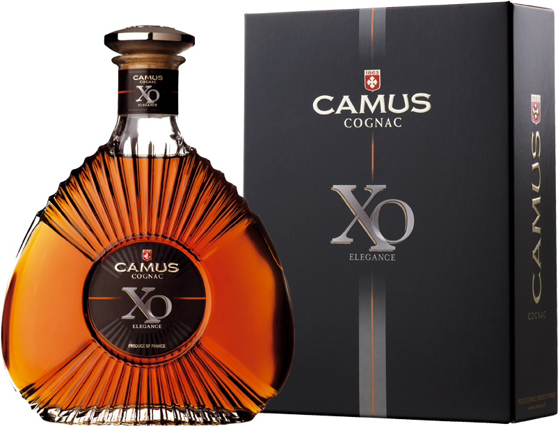 7 Camus Xo Elegance Pack 70 Cl Copy - Camus Cognac Xo Elegance 750ml (861x720), Png Download