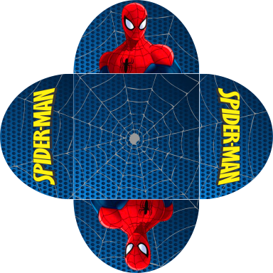 17" Spiderman 3d Hologram Christmas Stocking (384x384), Png Download