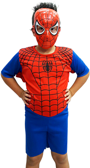 Fantasia Do Homem Aranha (500x600), Png Download