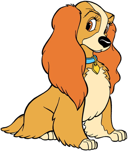 Lady - Lady And The Tramp Clipart (507x596), Png Download