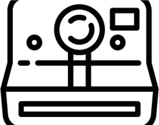 Camara Polaroid Vector (640x480), Png Download