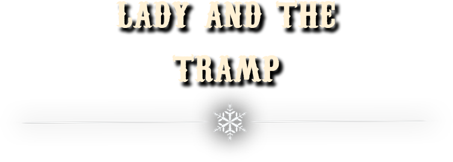 Lady & The Tramp - Winterville (906x324), Png Download