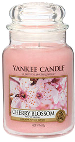 Cherry Blossom Bougie Parfumée De Yankee Candle - Yankee Candle Cherry Blossom Large Classic Jar Candle (600x600), Png Download