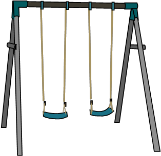 Swing Set - Swingset Png (358x352), Png Download