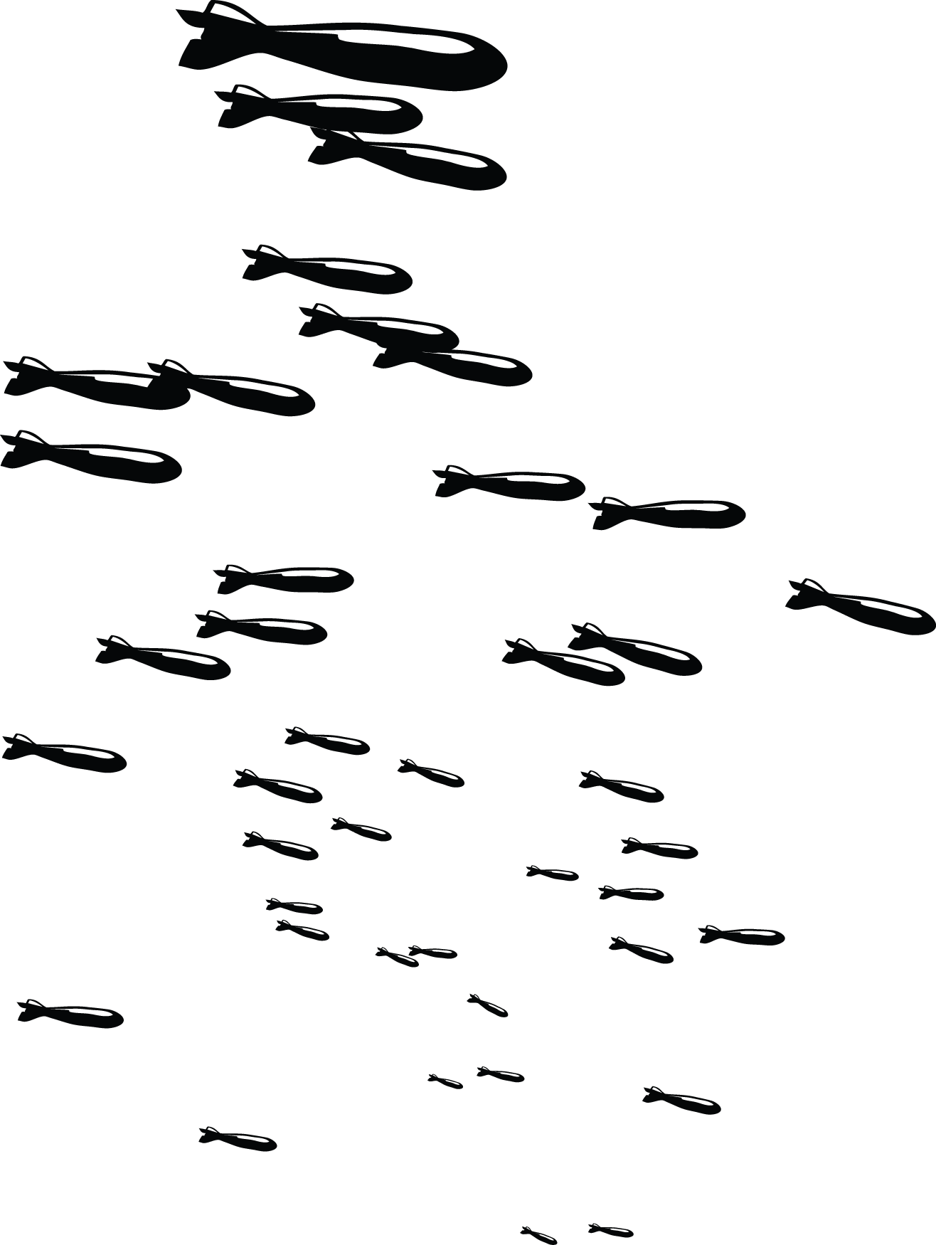 Bombs - Population Control (1316x1750), Png Download