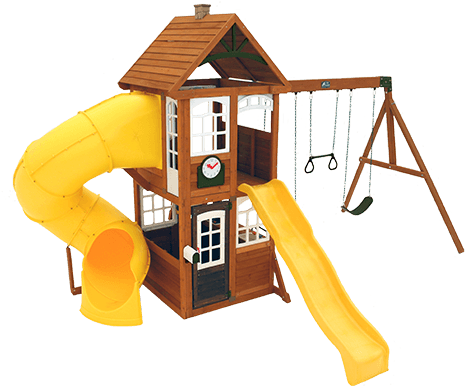 Lewiston-retreat - Lewiston Retreat Wooden Playset (600x400), Png Download